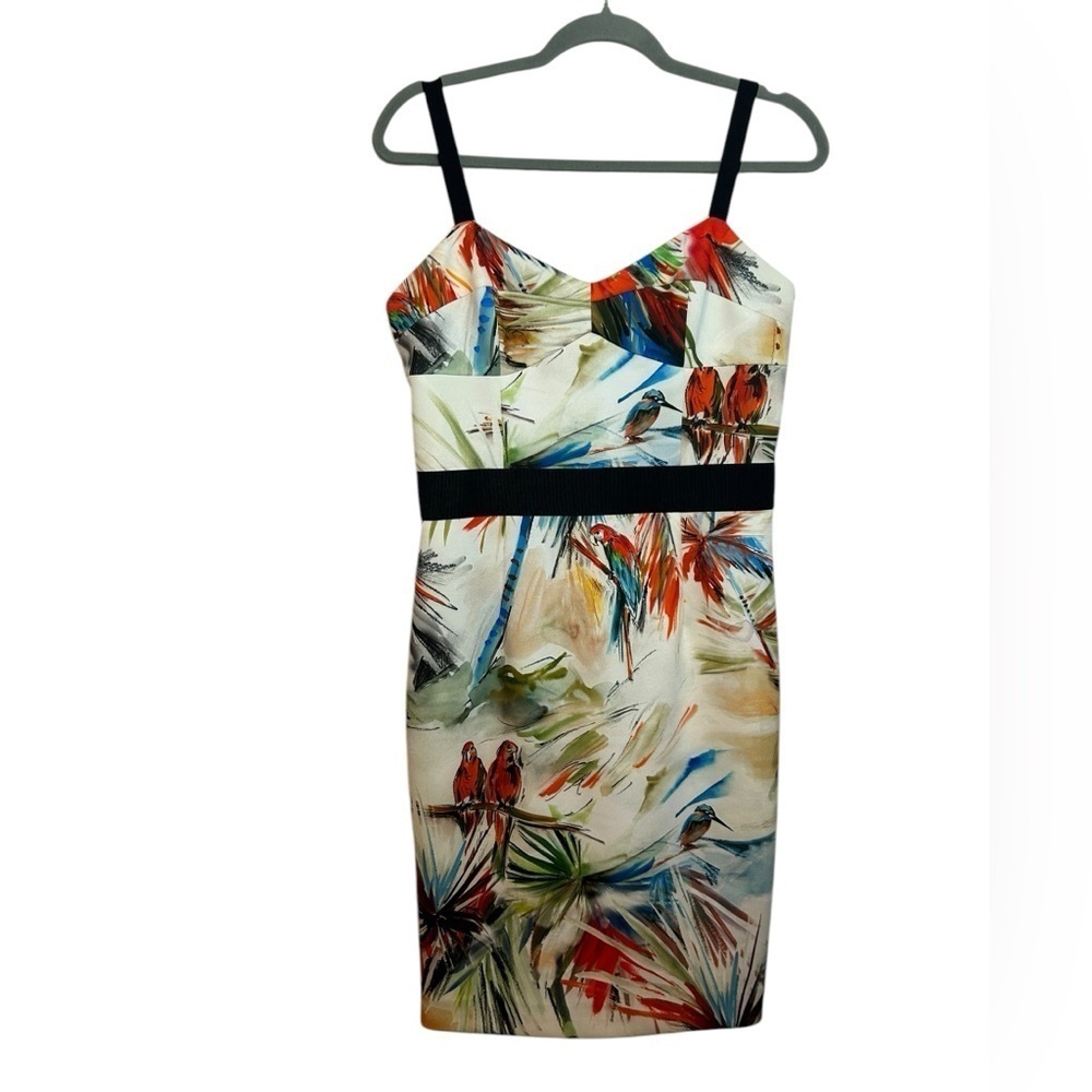 Milly Bustier Tropical Dress